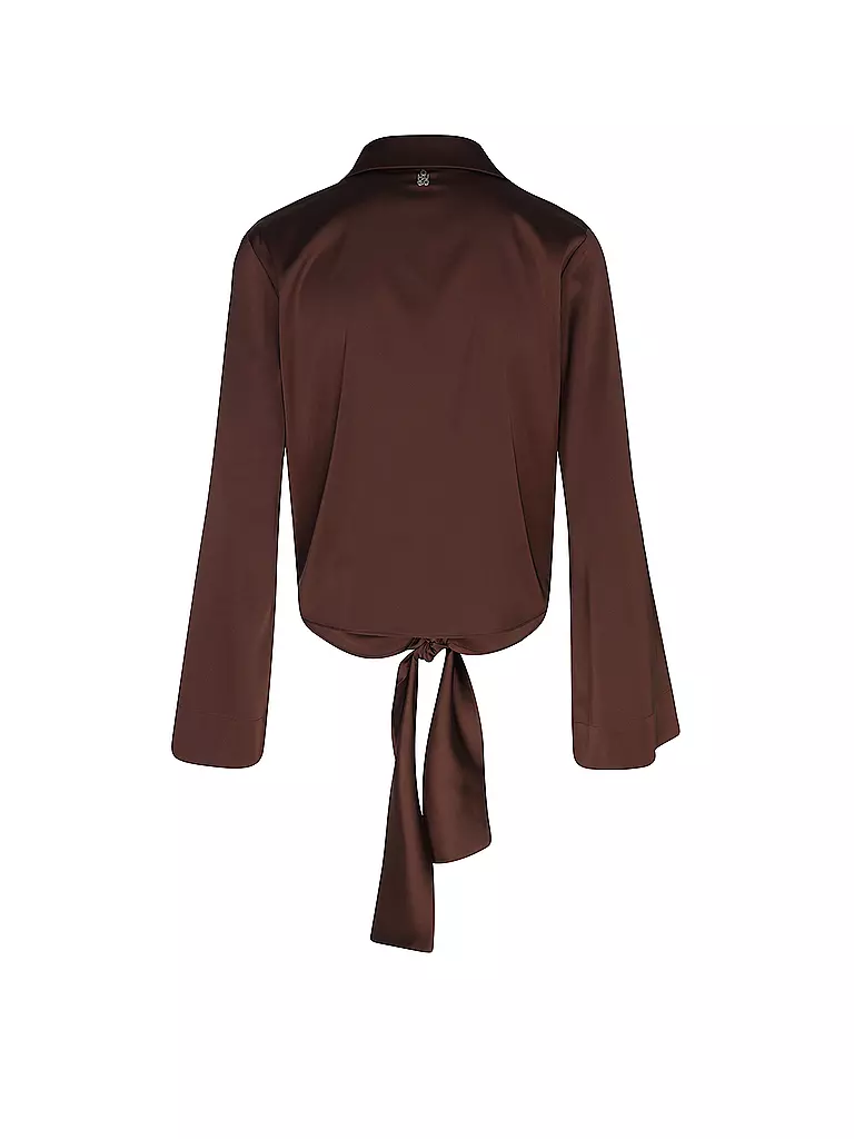 HUGO | Blusenshirt ERRIKA | braun