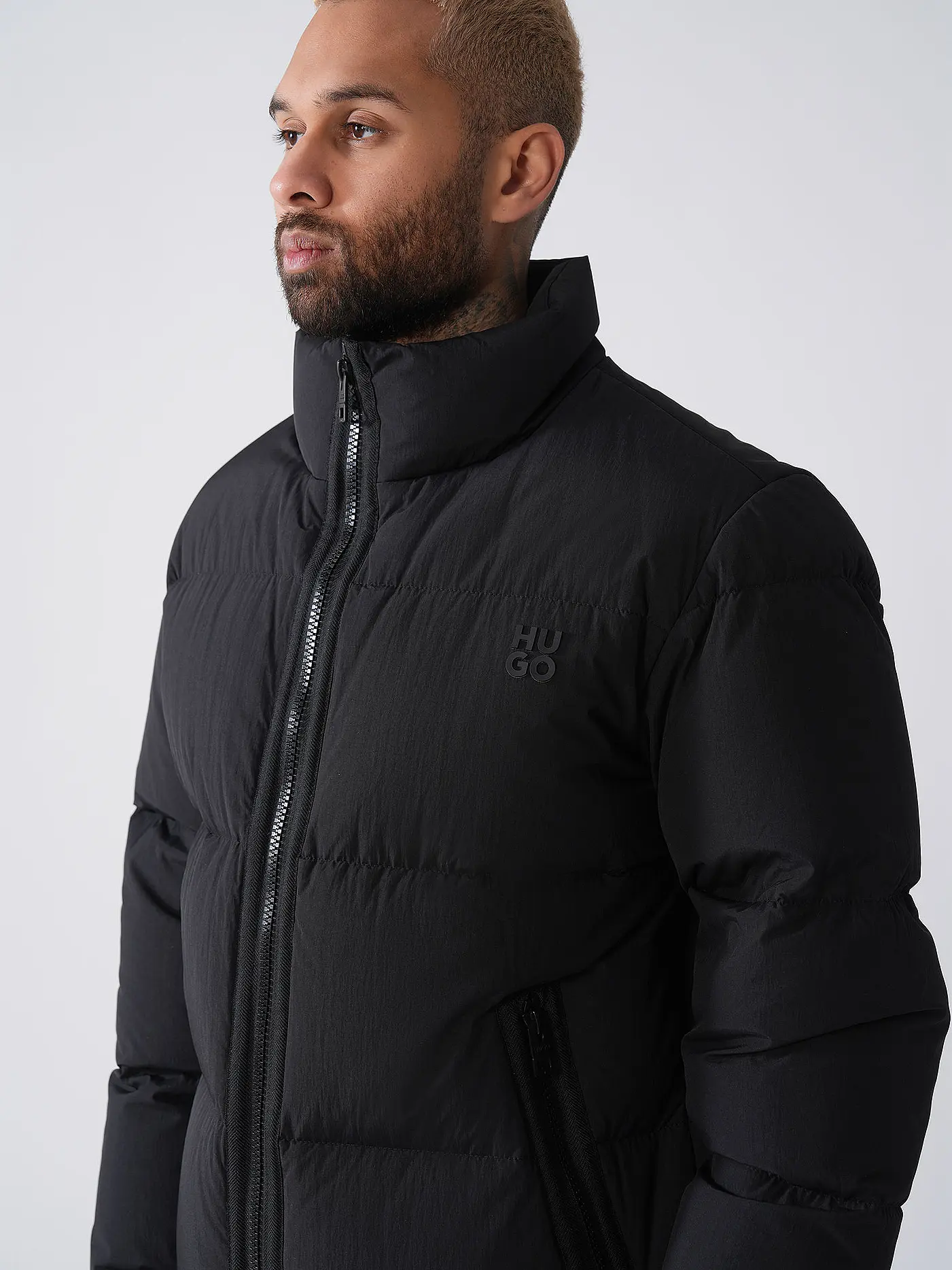 HUGO | Daunensteppjacke BIRON | schwarz