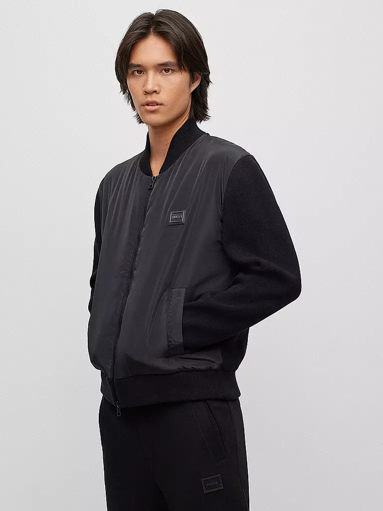 HUGO | Hybrid Blouson SOMBO | schwarz