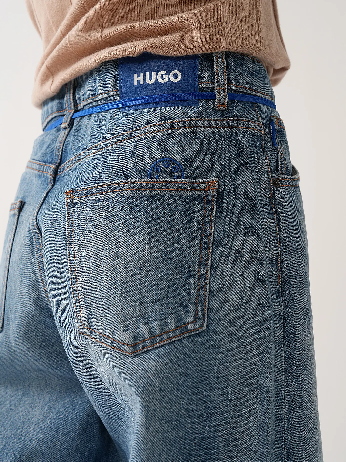 HUGO | Jeans Loose Fit LENI | blau