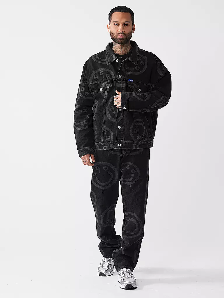 HUGO | Jeans NATE | schwarz