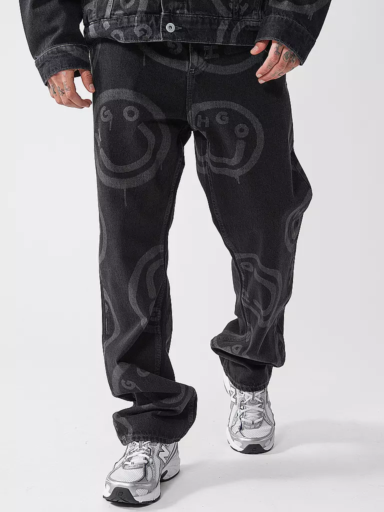 HUGO | Jeans NATE | schwarz