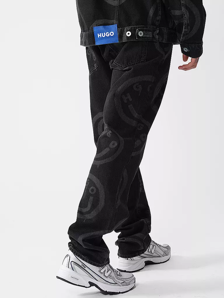 HUGO | Jeans NATE | schwarz