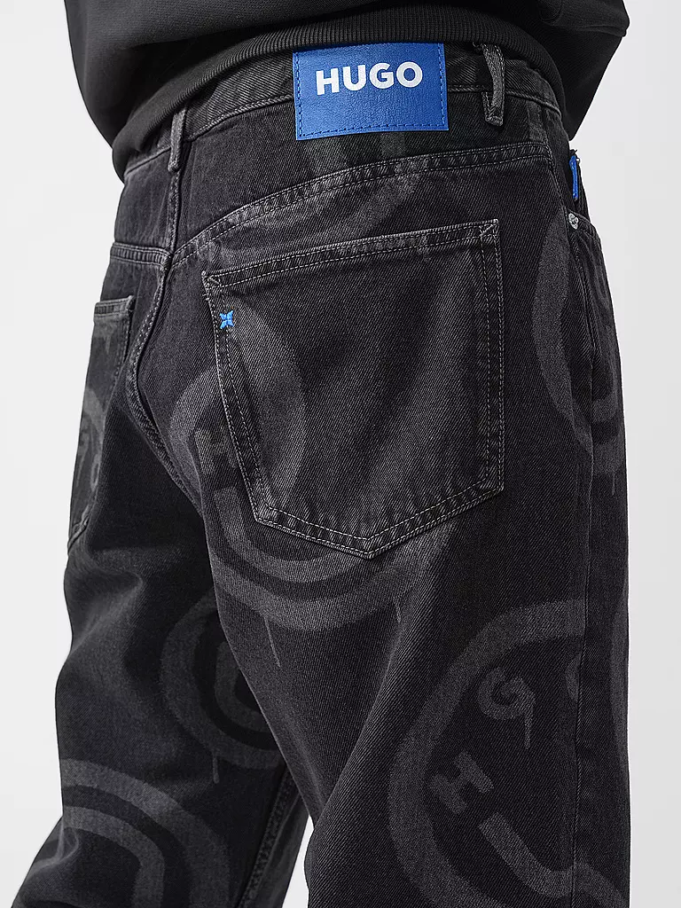 HUGO | Jeans NATE | schwarz