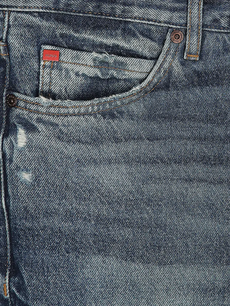 HUGO | Jeans Tapered Fit  | Blau