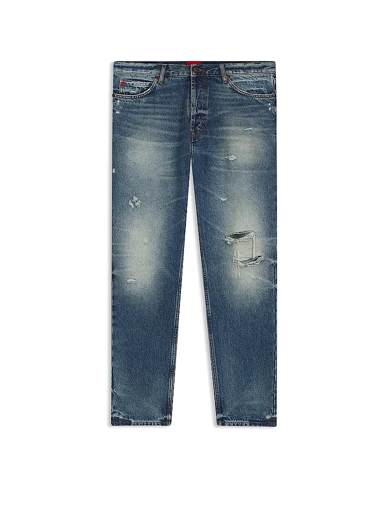 HUGO | Jeans Tapered Fit  | Blau