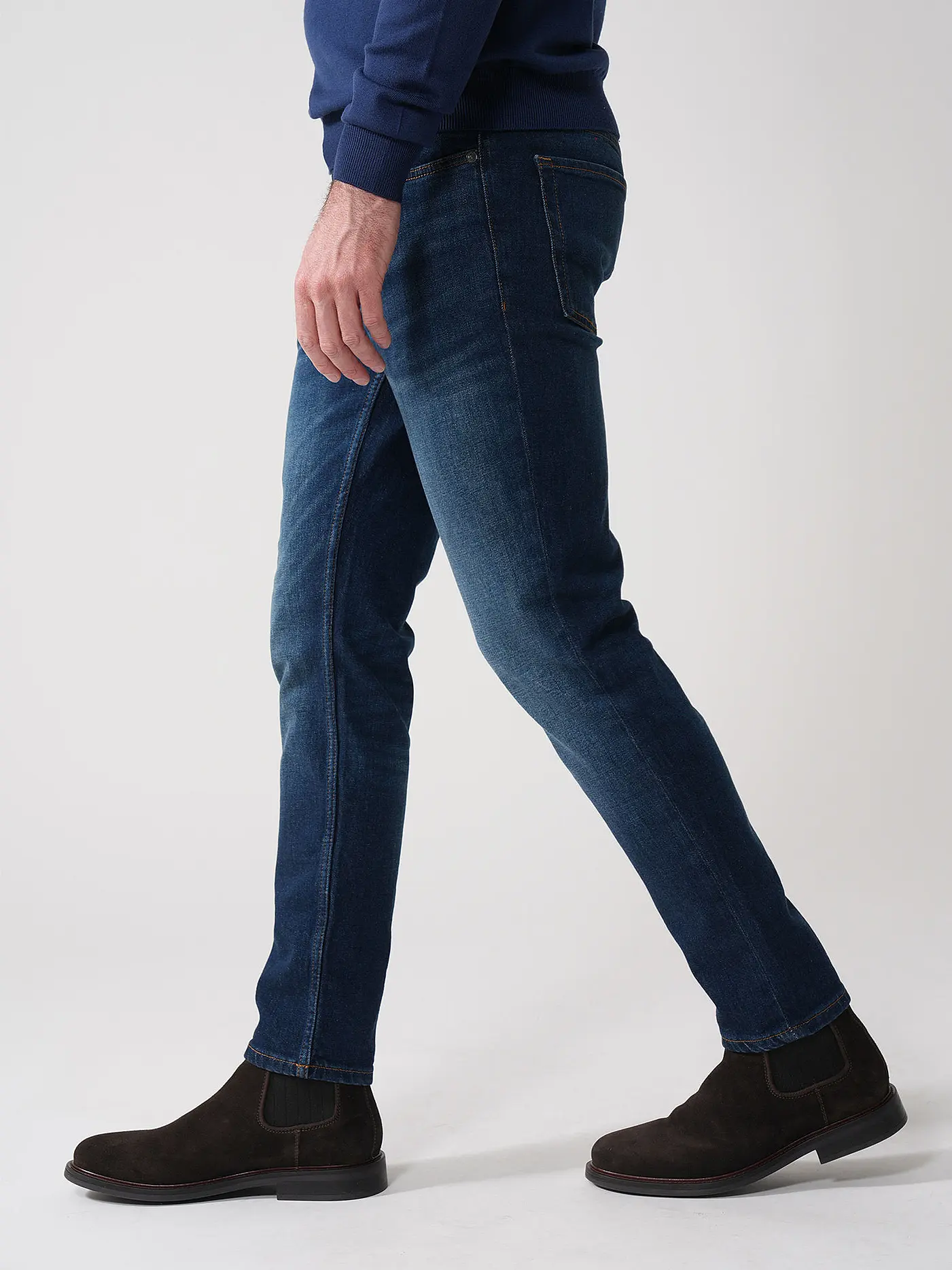 HUGO | Jeans Tapered Fit | blau