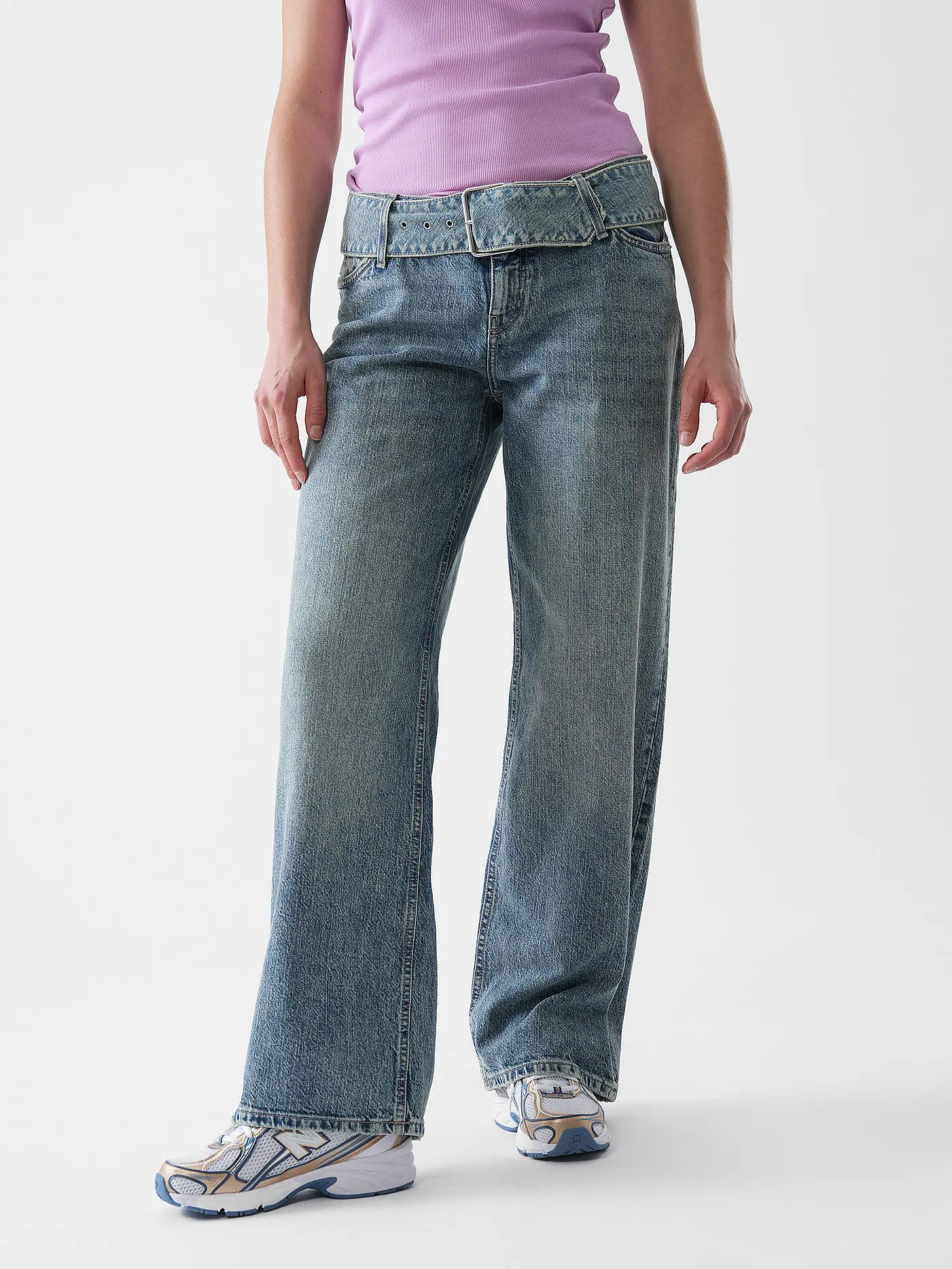 HUGO | Jeans Wide Leg GLORY_B | grau