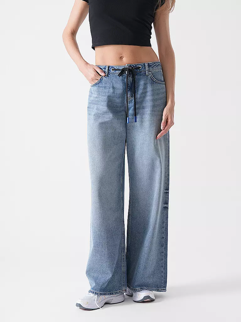 HUGO | Jeans Wide Leg GOBANA_B | blau