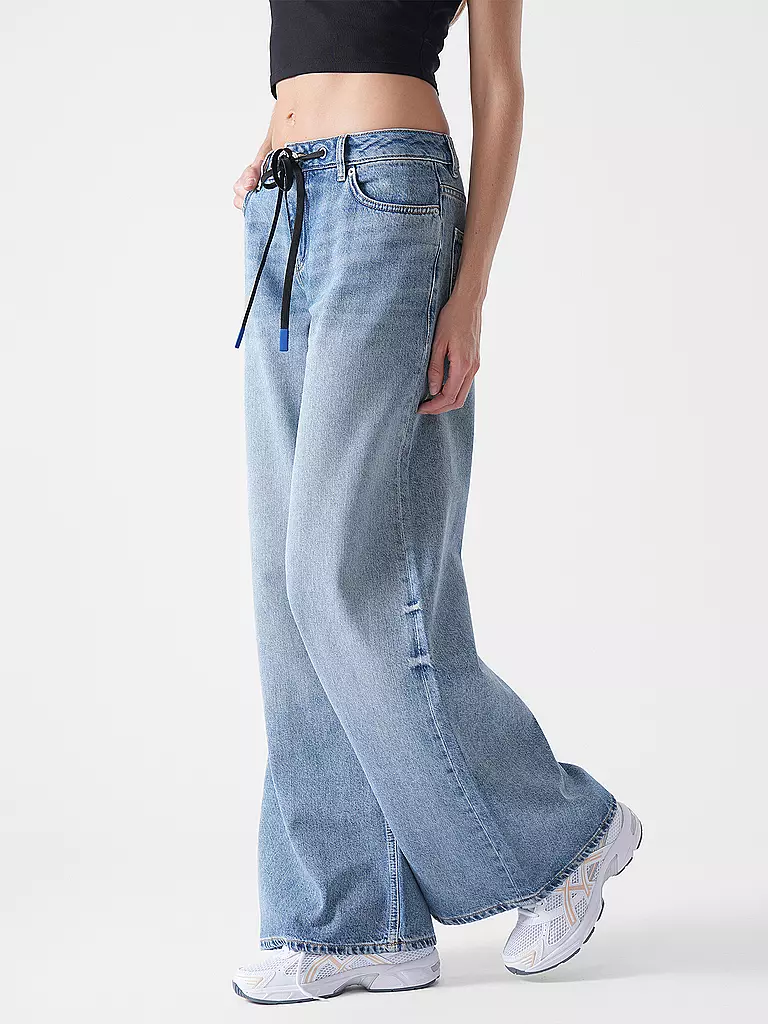 HUGO | Jeans Wide Leg GOBANA_B | blau