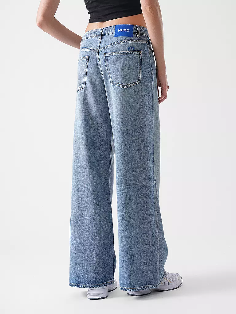 HUGO | Jeans Wide Leg GOBANA_B | blau