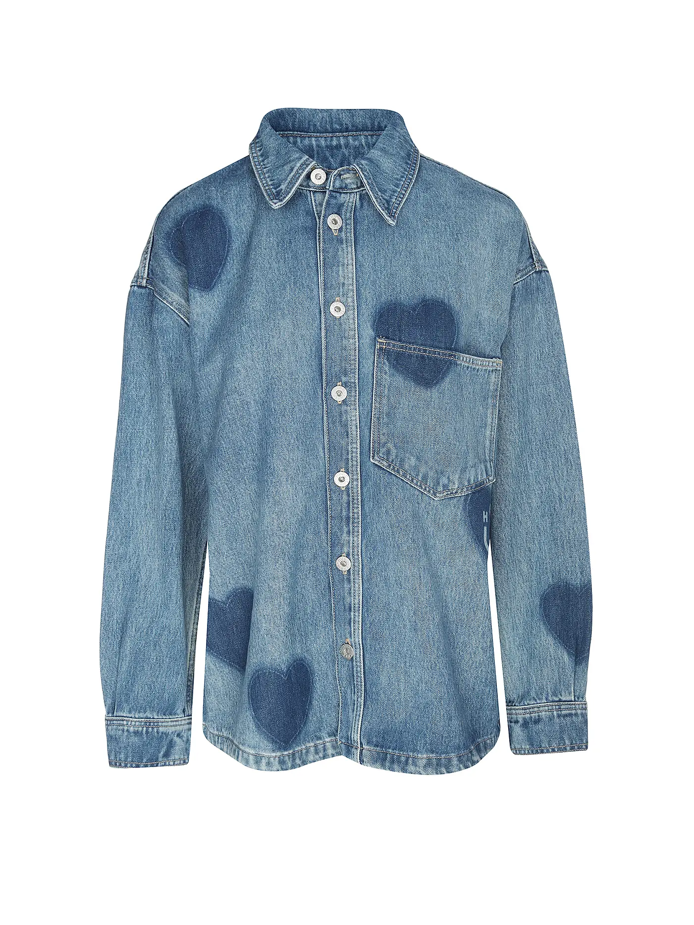 HUGO | Jeansbluse GARESA | blau