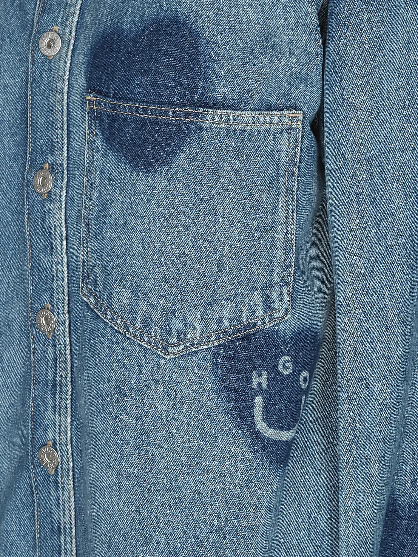 HUGO | Jeansbluse GARESA | blau