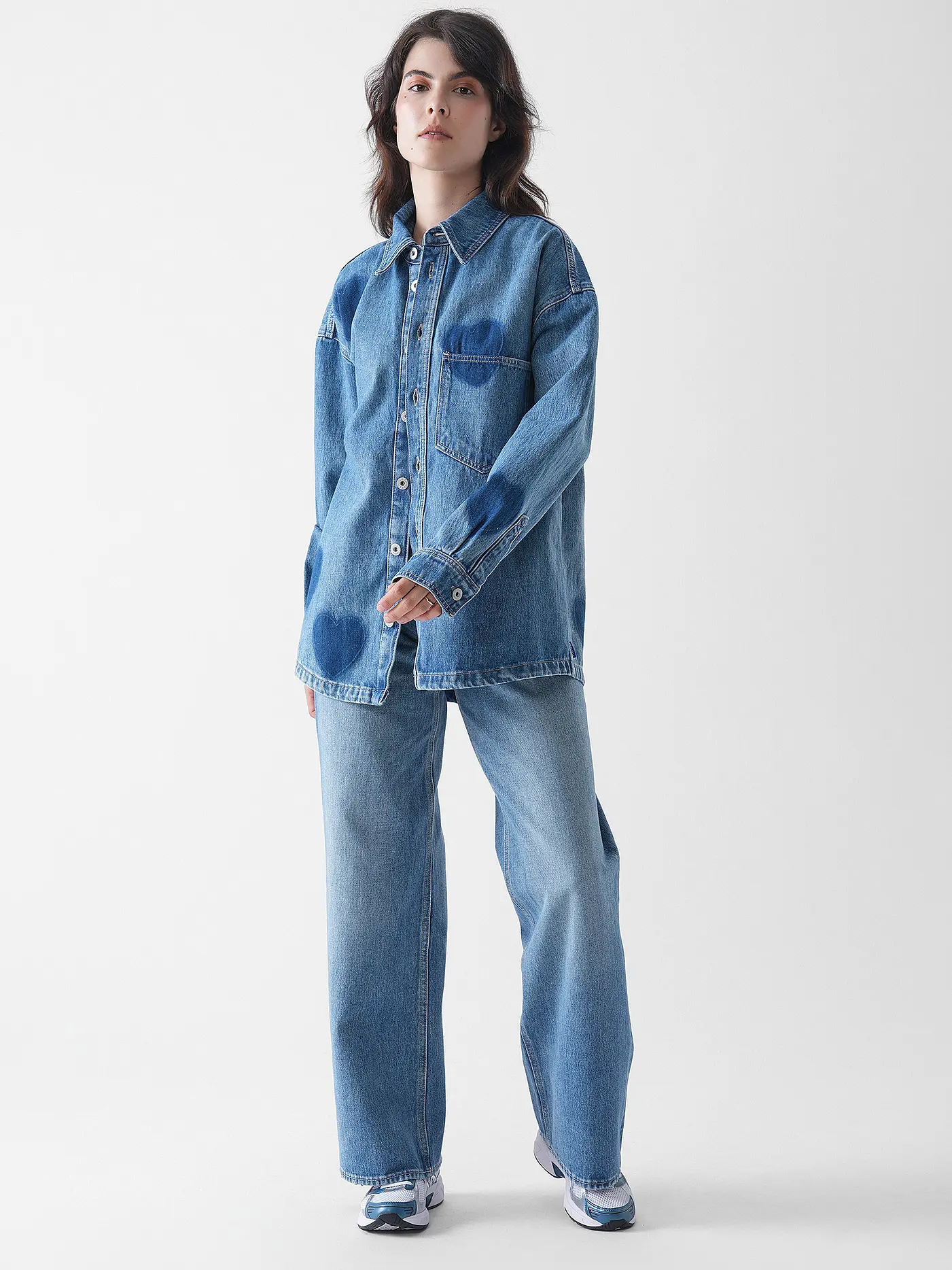 HUGO | Jeansbluse GARESA | blau
