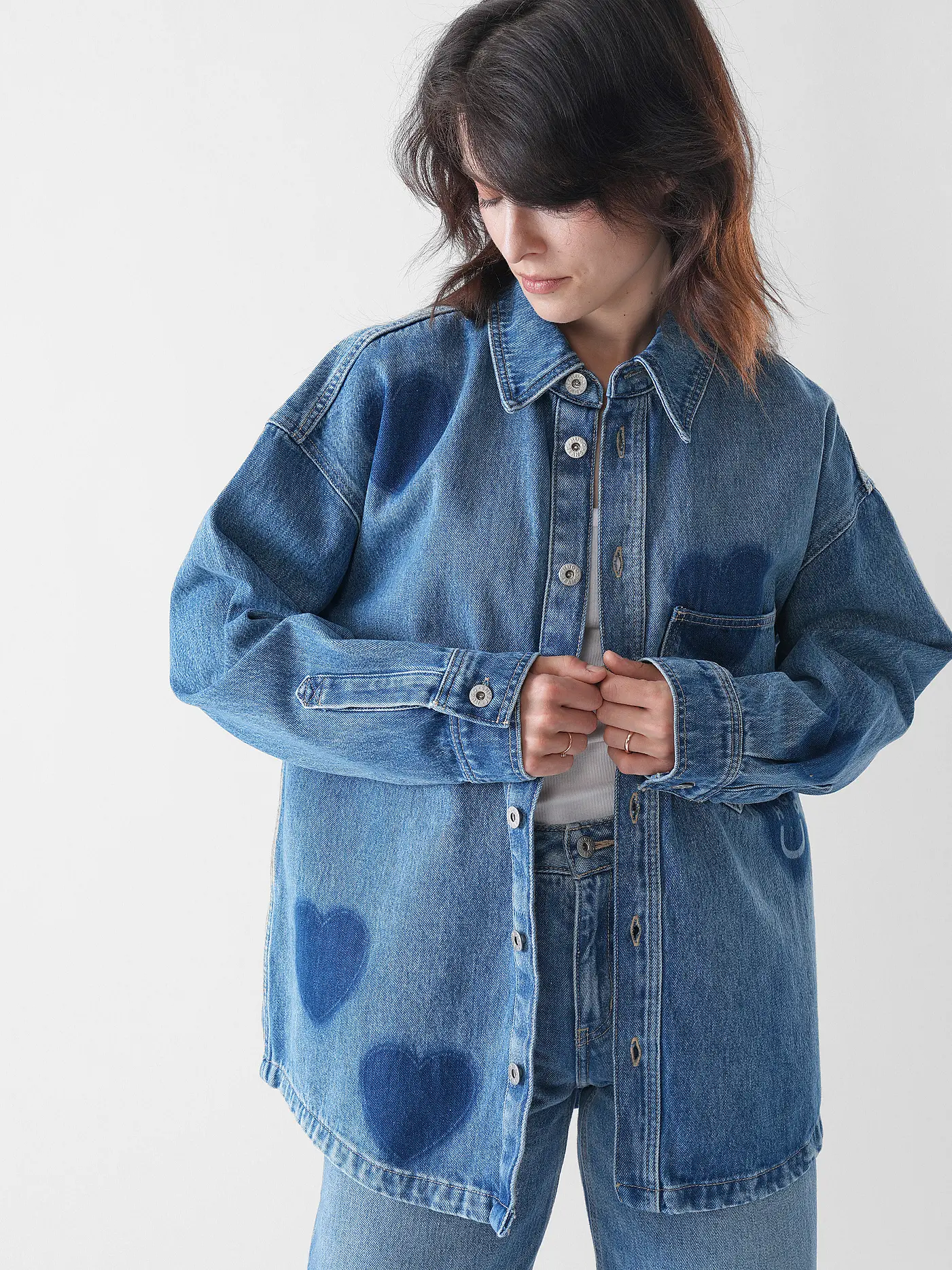 HUGO | Jeansbluse GARESA | blau