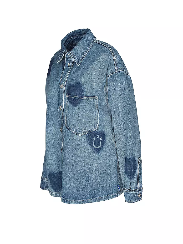 HUGO | Jeansbluse GARESA | blau