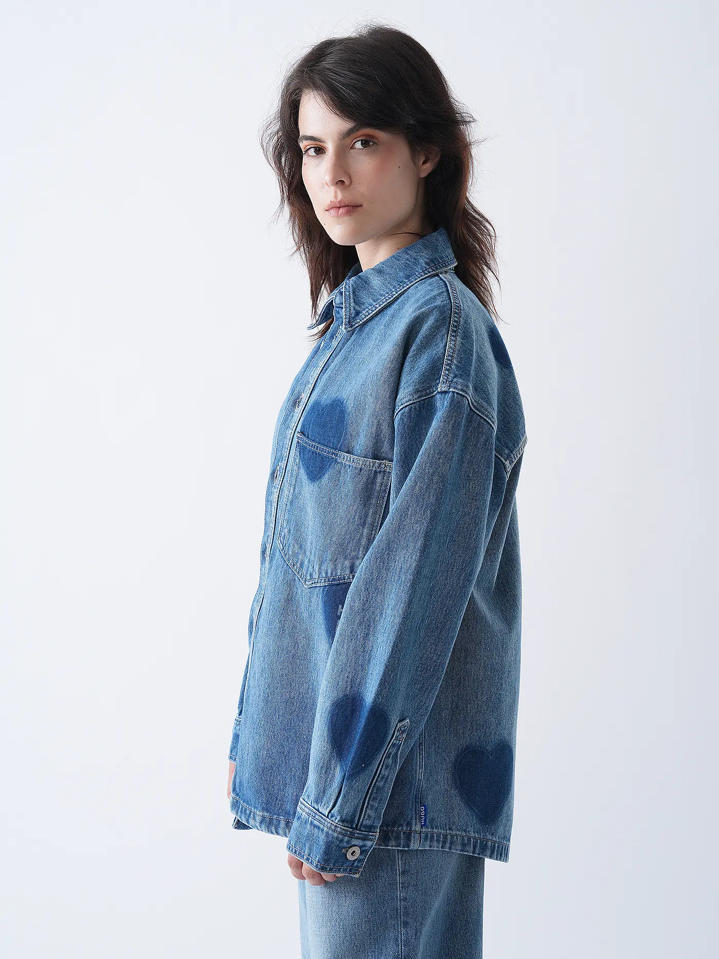 HUGO | Jeansbluse GARESA | blau
