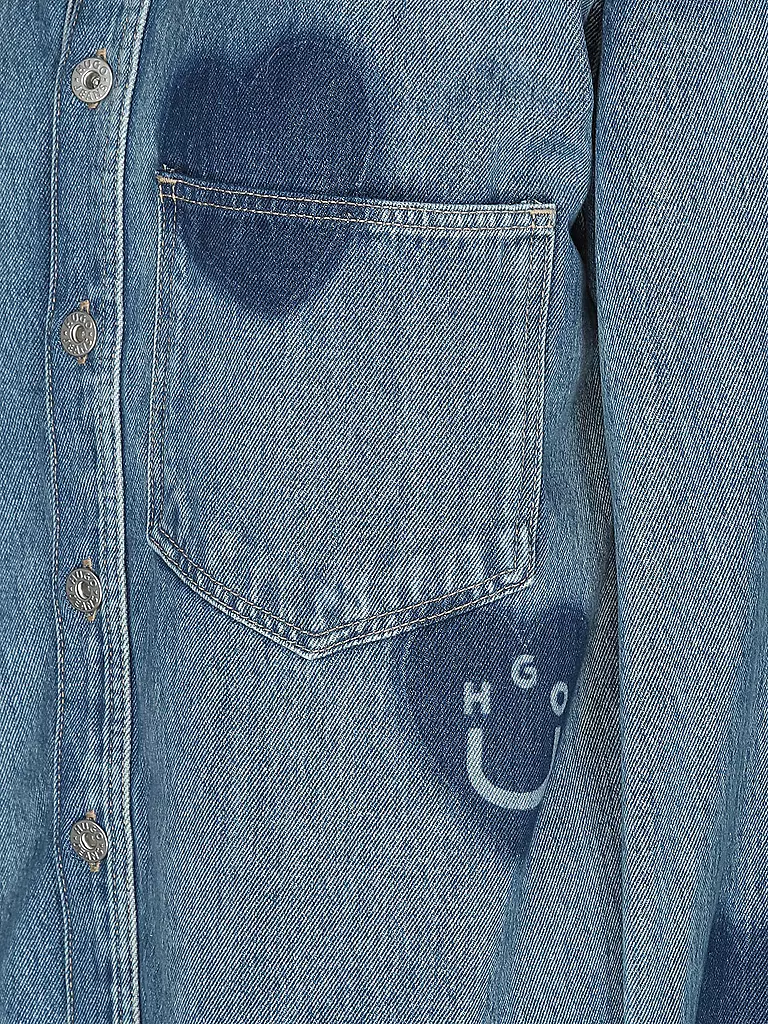 HUGO | Jeansbluse GARESA | blau