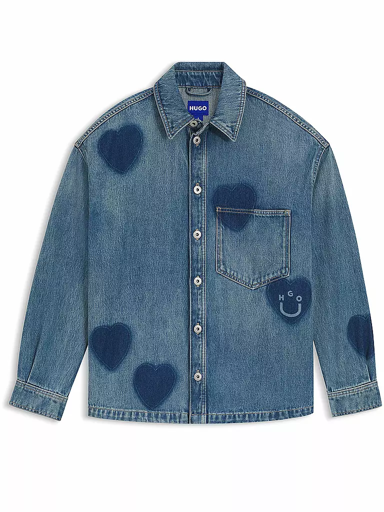 HUGO | Jeansbluse GARESA | blau