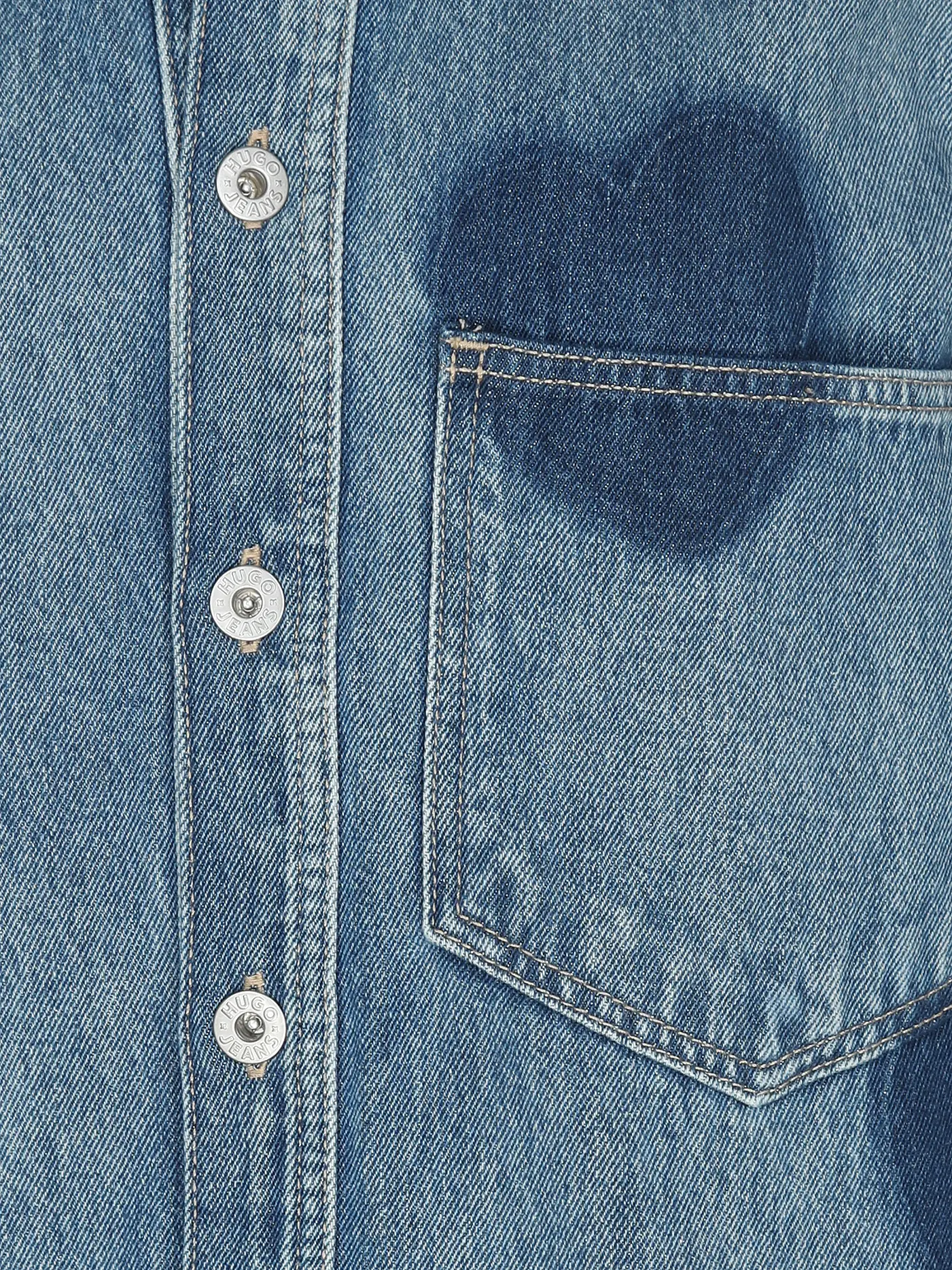 HUGO | Jeansbluse GARESA | blau