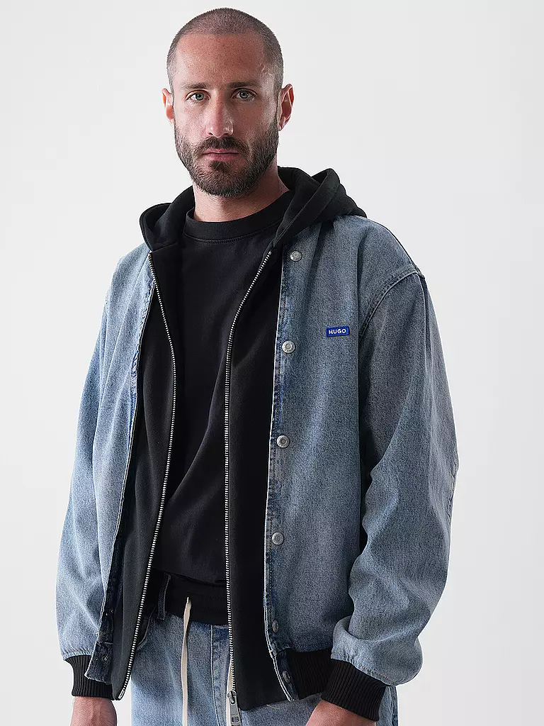 HUGO | Jeansjacke ENJO  | blau