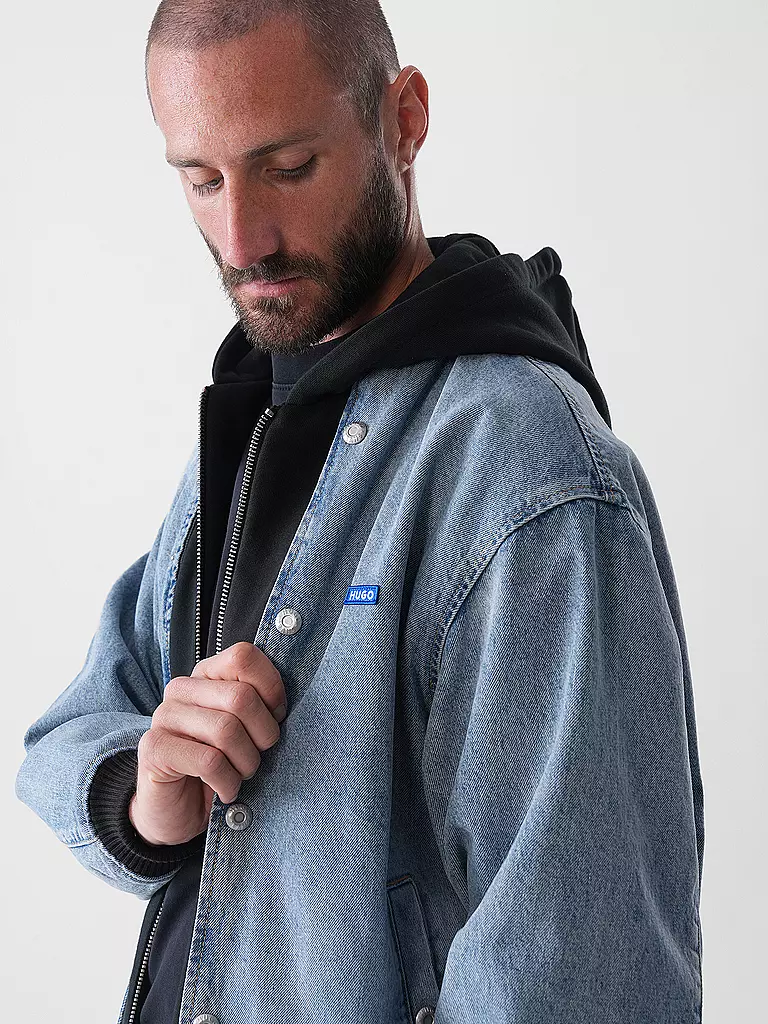 HUGO | Jeansjacke ENJO  | blau