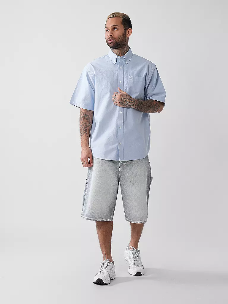 HUGO | Jeansshorts AMAN | hellblau