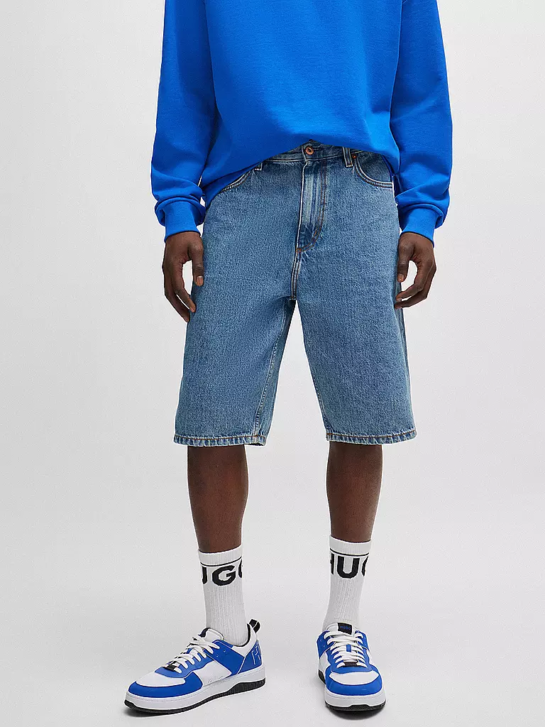 HUGO | Jeansshorts SKATE SHORTS | blau