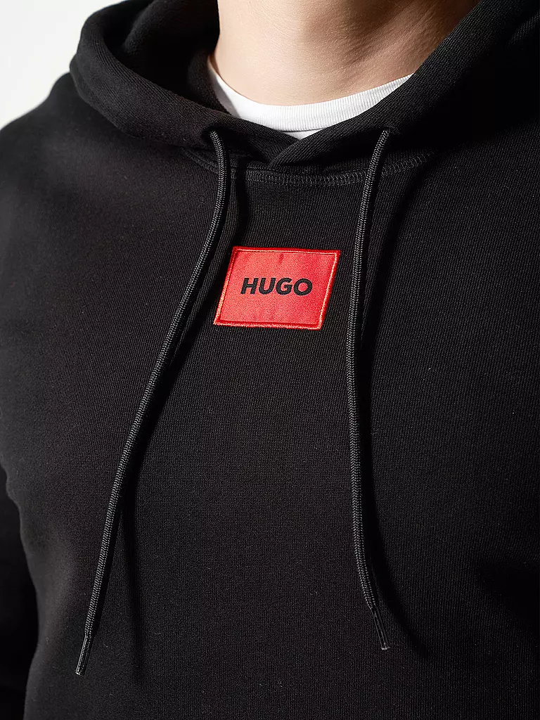 HUGO | Kapuzensweater - Hoodie Daratschi | schwarz