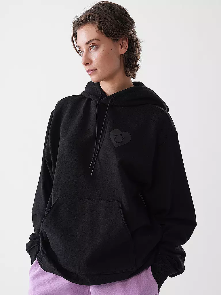 HUGO | Kapuzensweater - Hoodie DEJANDRA_B | schwarz