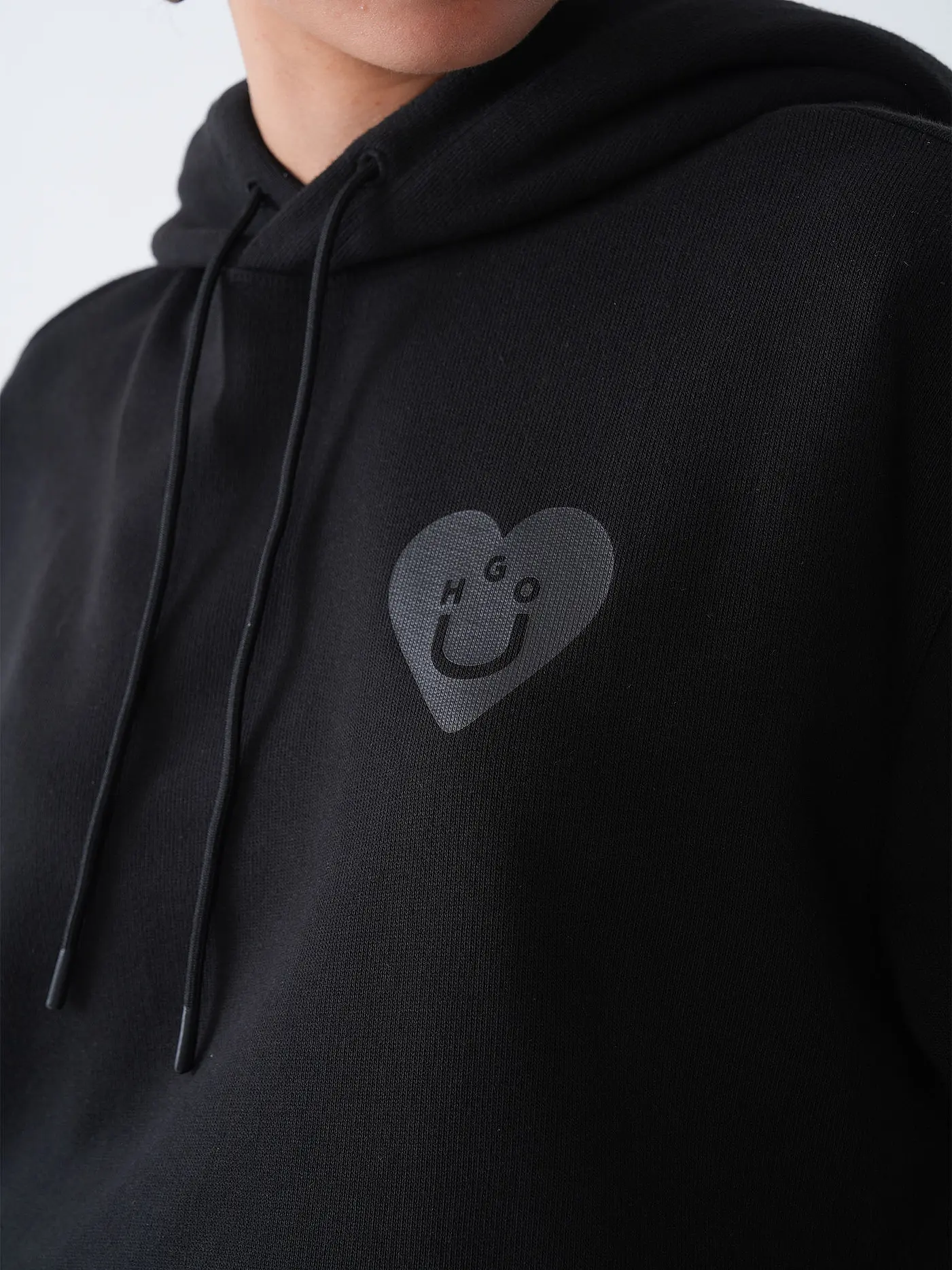 HUGO | Kapuzensweater - Hoodie DEJANDRA_B | schwarz