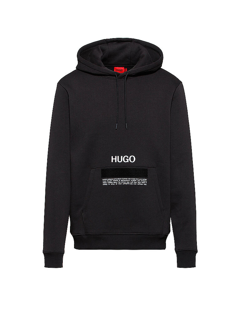 HUGO | Kapuzensweater - Hoodie Devertree | schwarz