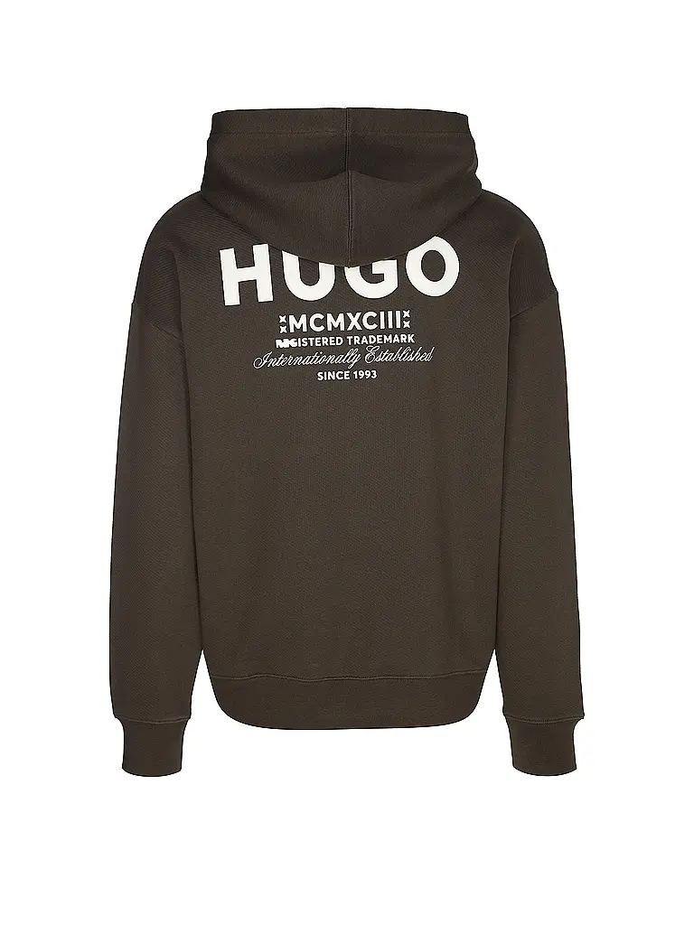 HUGO | Kapuzensweater - Hoodie NAZARDO  | Braun