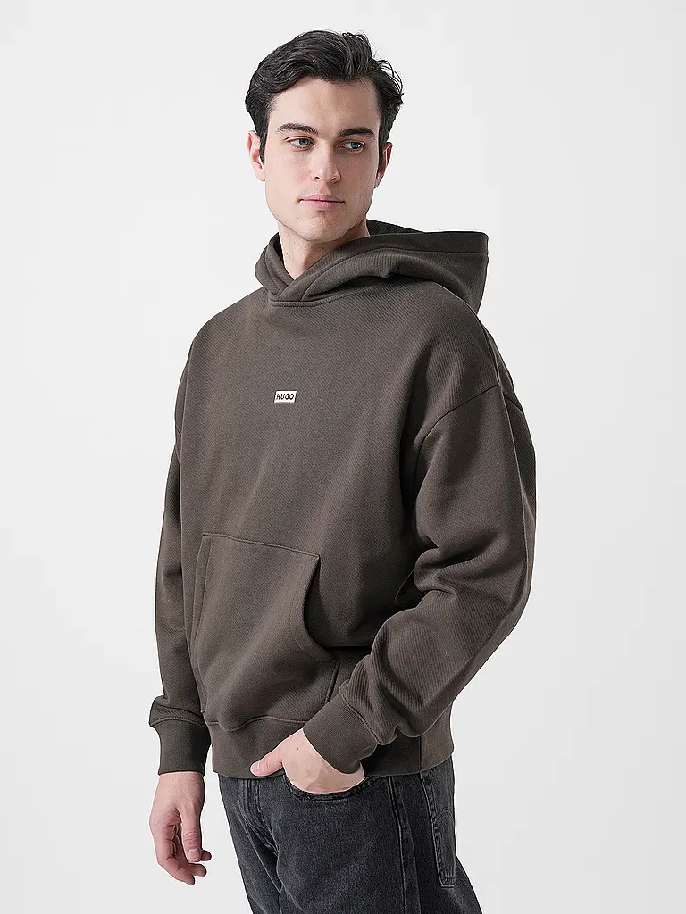 HUGO | Kapuzensweater - Hoodie NAZARDO  | Braun