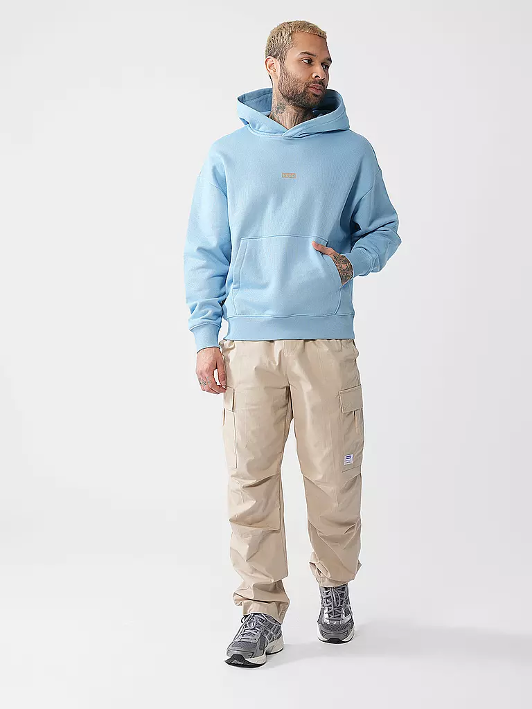 HUGO | Kapuzensweater - Hoodie NAZARDO | hellblau