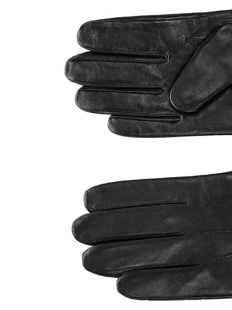 HUGO | Lederhandschuhe | schwarz