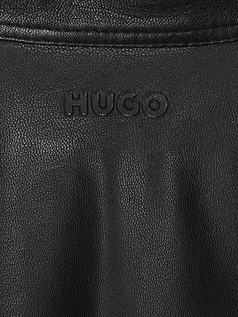 HUGO | Lederjacke LOKIS-3  | Schwarz
