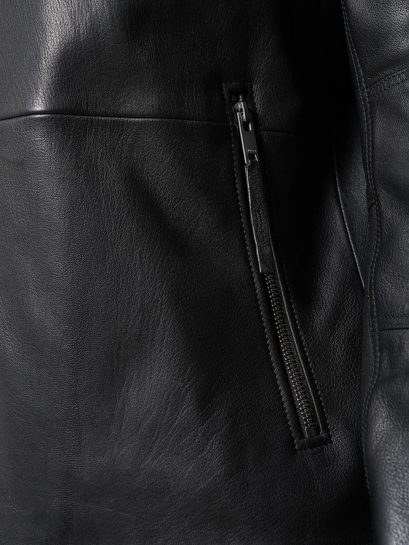 HUGO | Lederjacke LOKIS | schwarz
