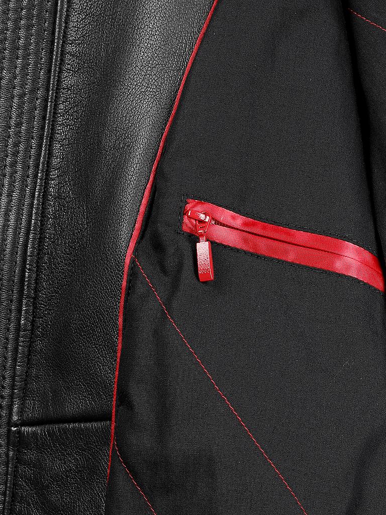 HUGO | Lederjacke mit Lammfell "Lannson" | 