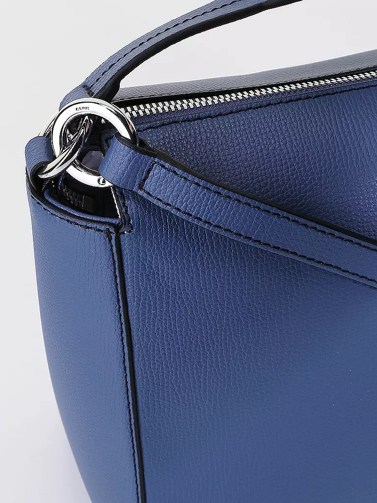 HUGO | Ledertasche - Hobo Bag Amelia | blau