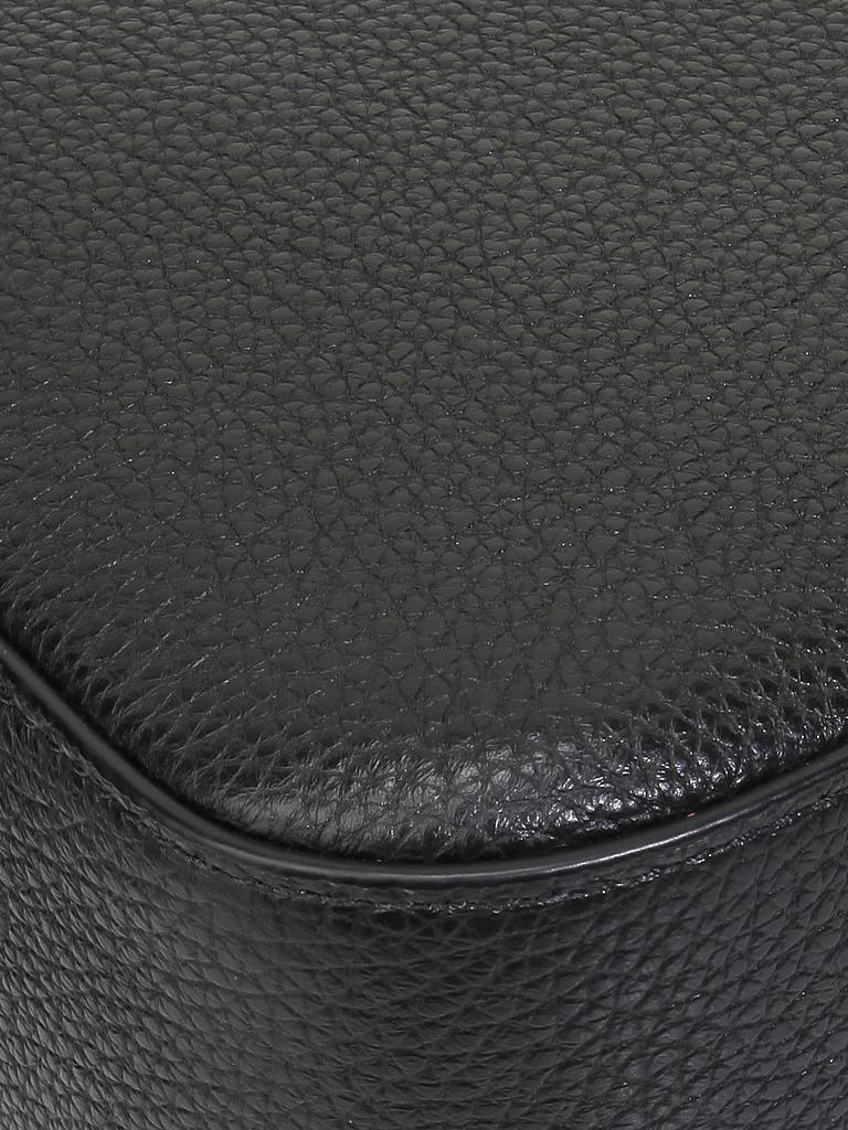 HUGO | Ledertasche - Minibag Victoria | schwarz
