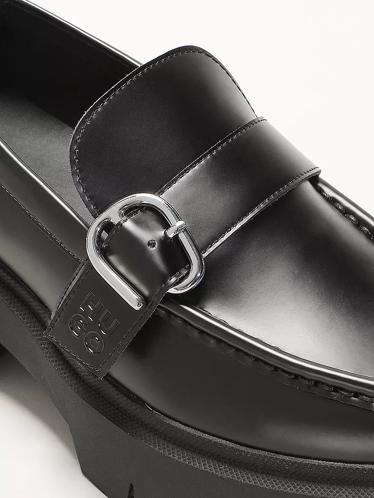 HUGO | Loafers KRIS | schwarz