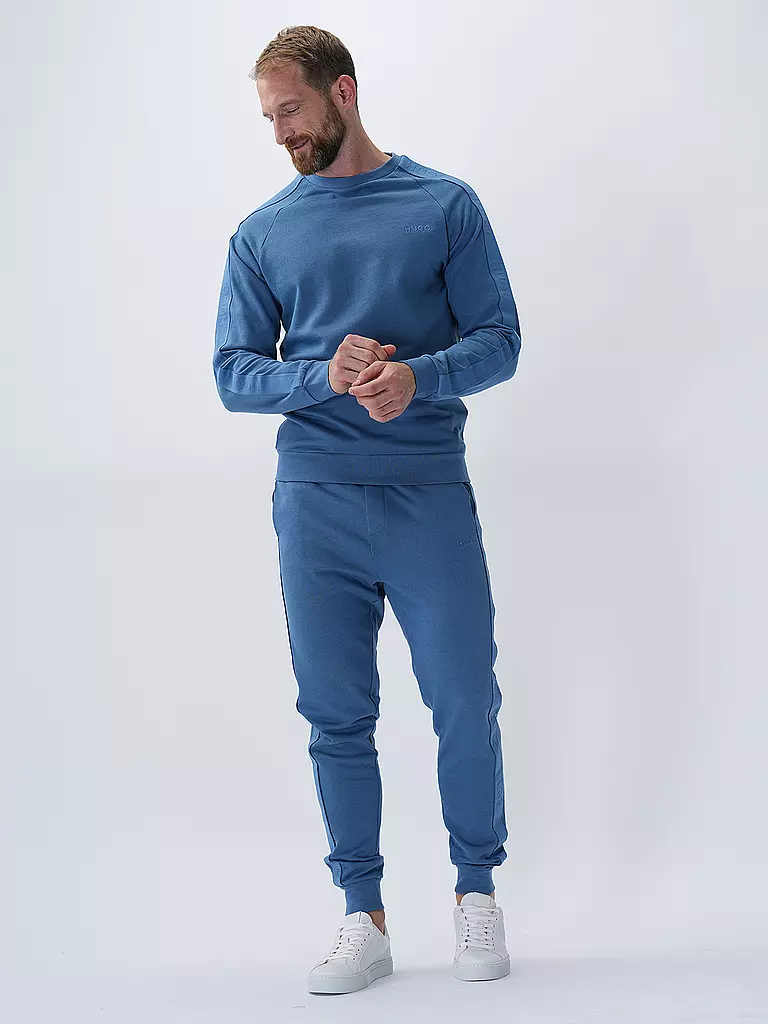 HUGO | Loungewear Hose | Blau