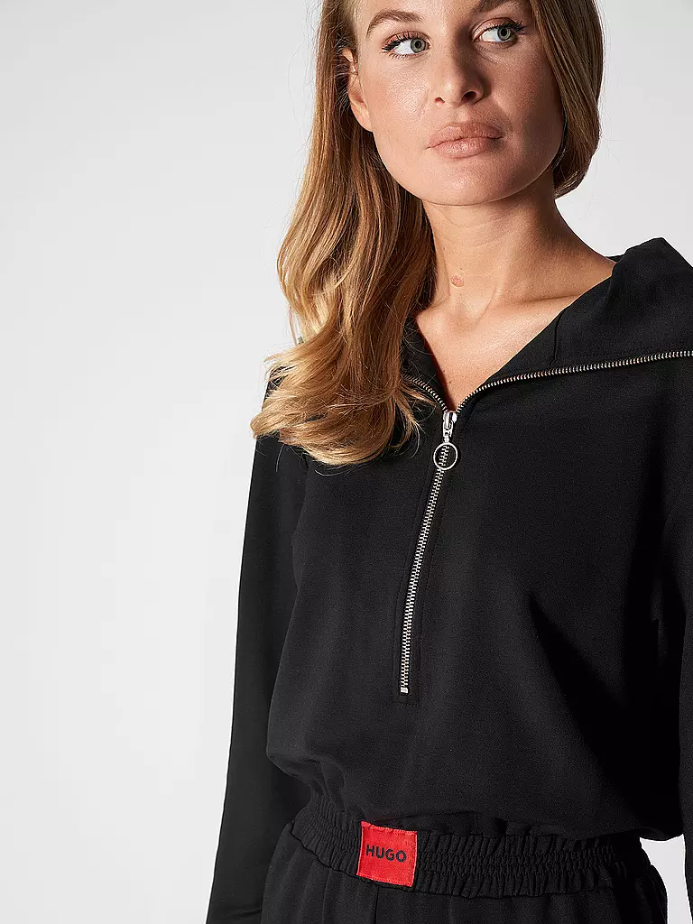 HUGO | Loungewear Overall | schwarz