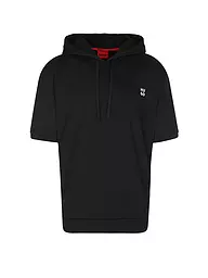HUGO | Loungewear Shirt  | schwarz