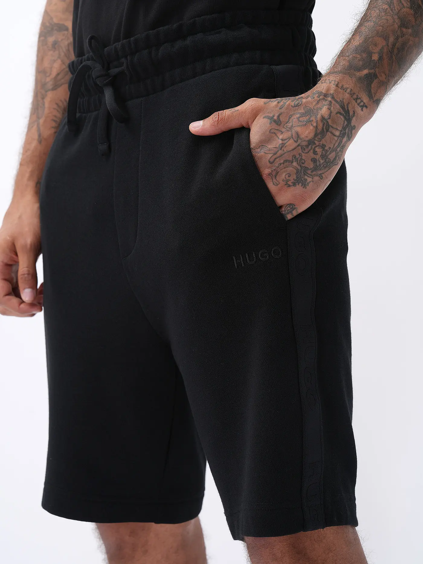 HUGO | Loungewear Shorts  | schwarz