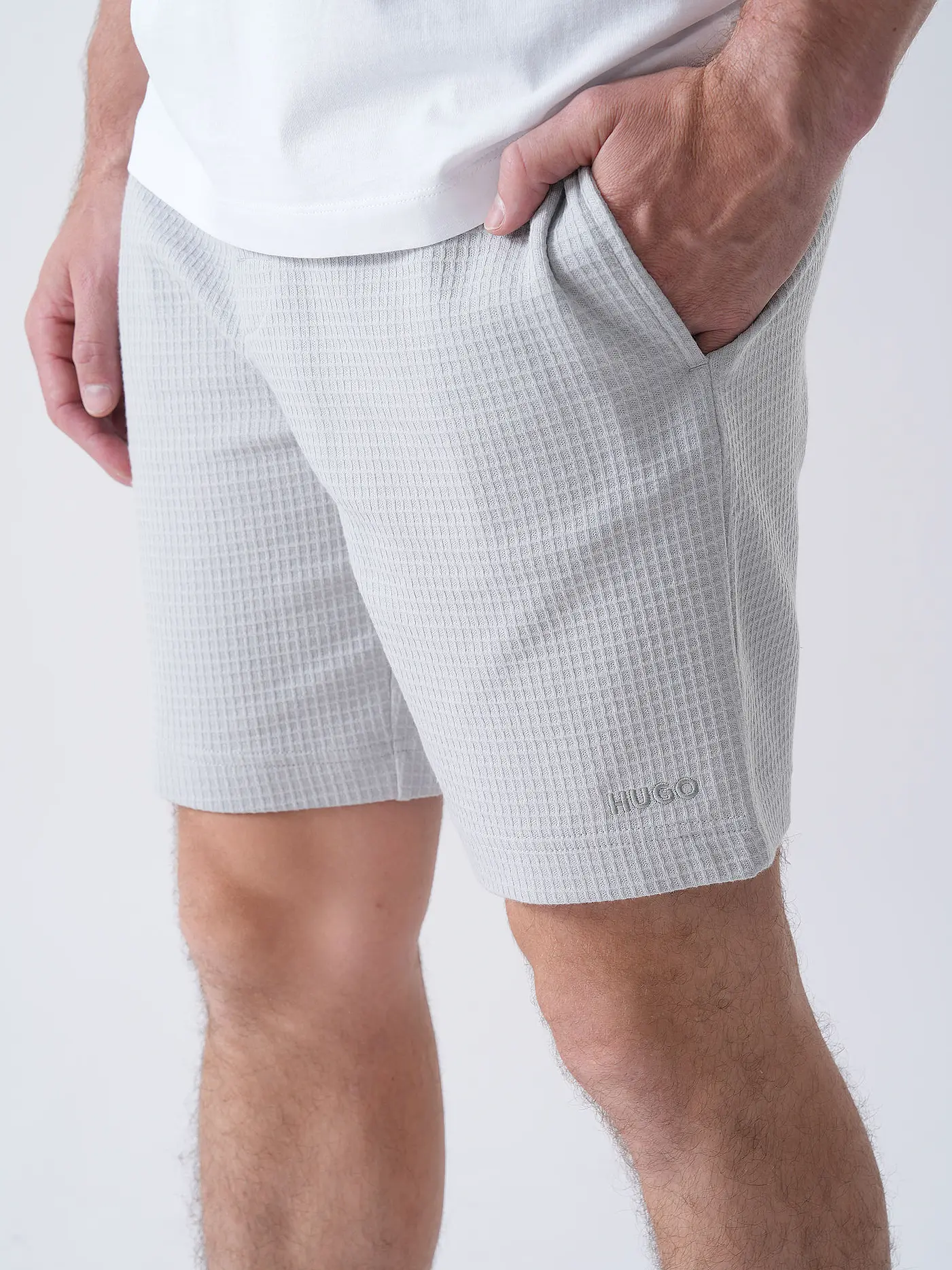 HUGO | Loungewear Shorts AUSTIN | hellgrau