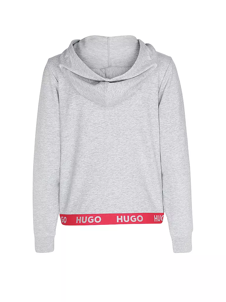 HUGO | Loungewear Sweatjacke | grau