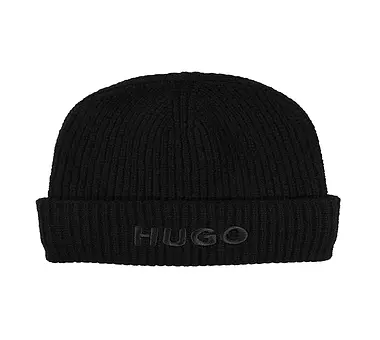 HUGO Mütze - Haube SOCIAL HAT schwarz