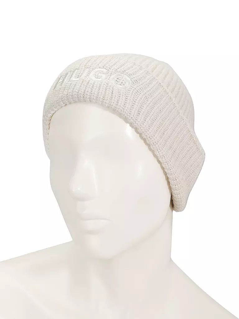 HUGO | Mütze - Haube SOCIAL HAT | creme